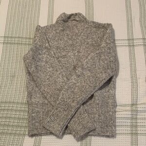 Marled Women's Gray Cowl Neck Sweater